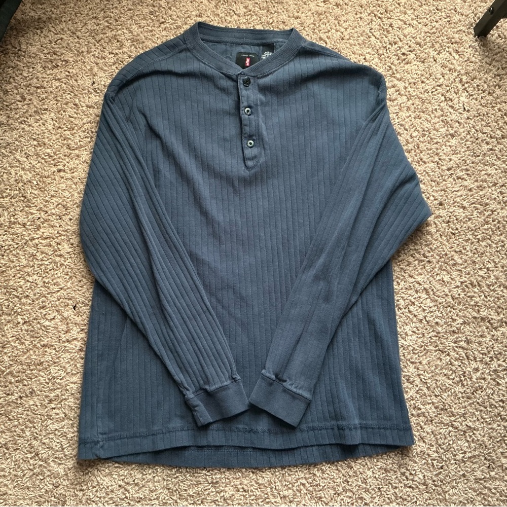 Levi's Vintage Men Blue Long Sleeve
